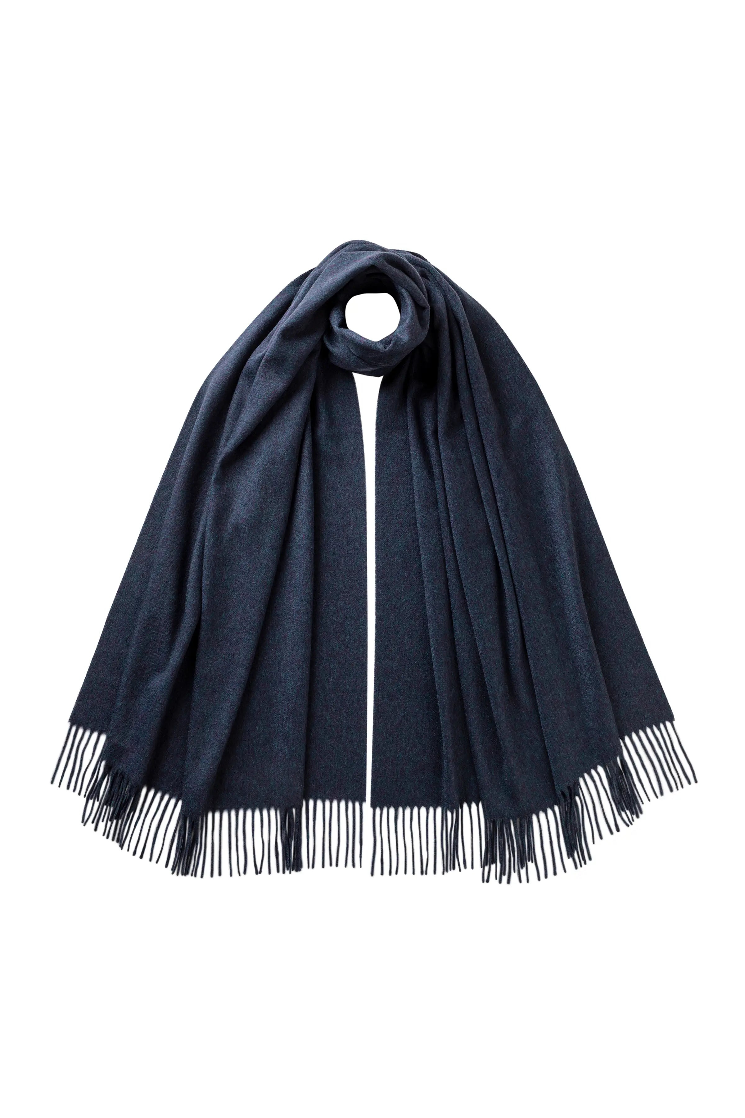 Navy Cashmere Stole