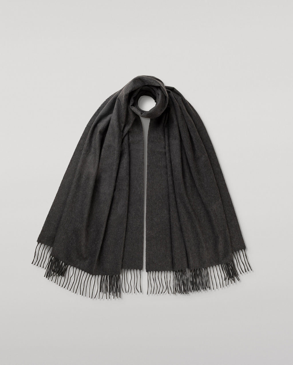 Charcoal Cashmere Stole