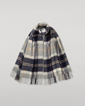Silver Bannockbane Tartan Cashmere Stole