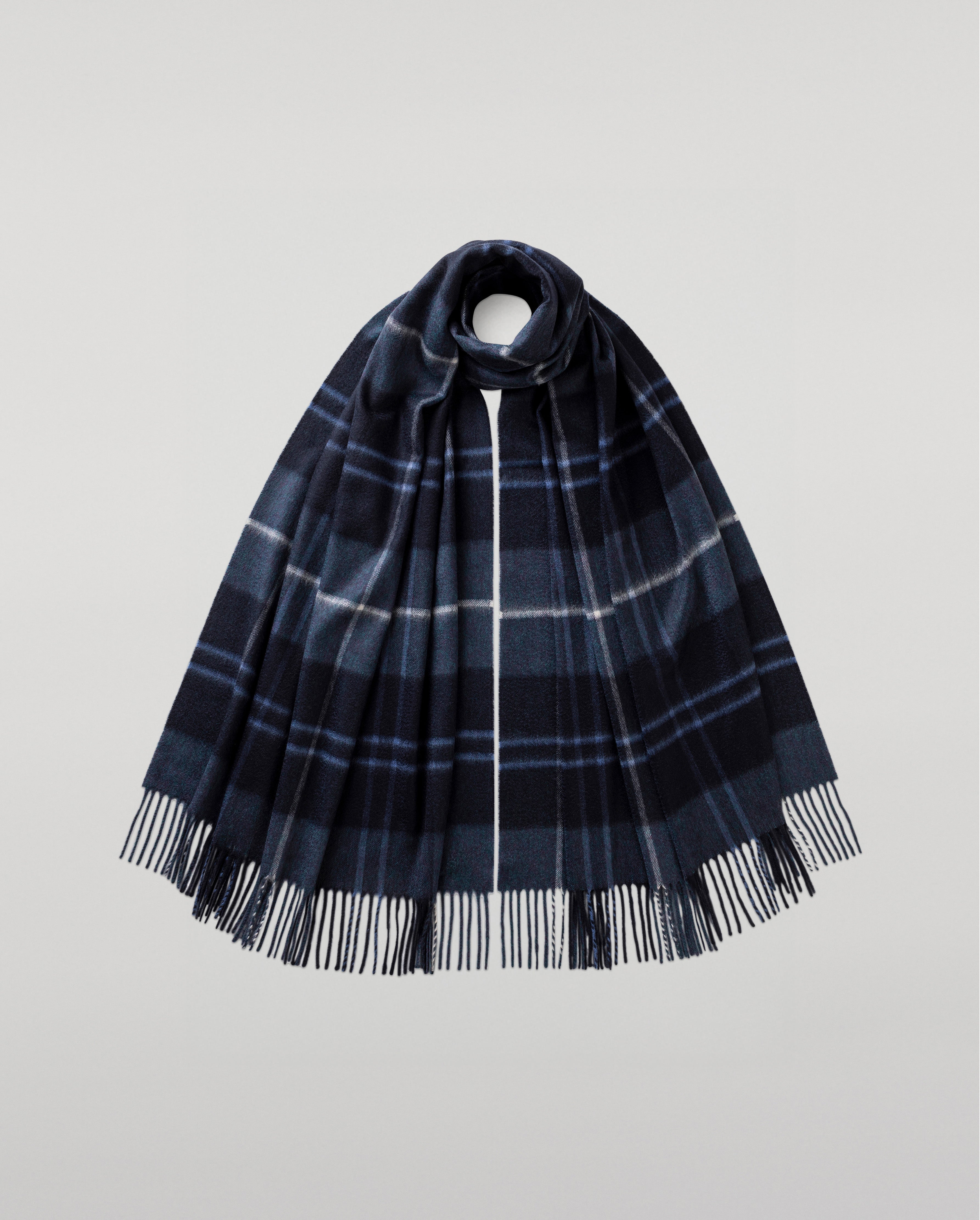 Fife Modern Tartan Cashmere Stole