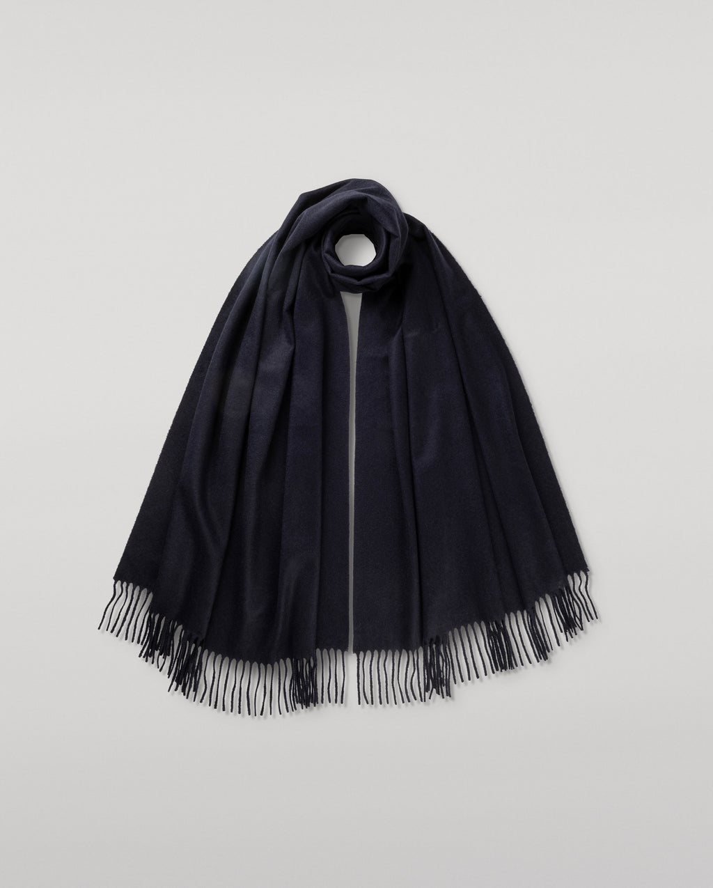 Dark Navy Cashmere Stole