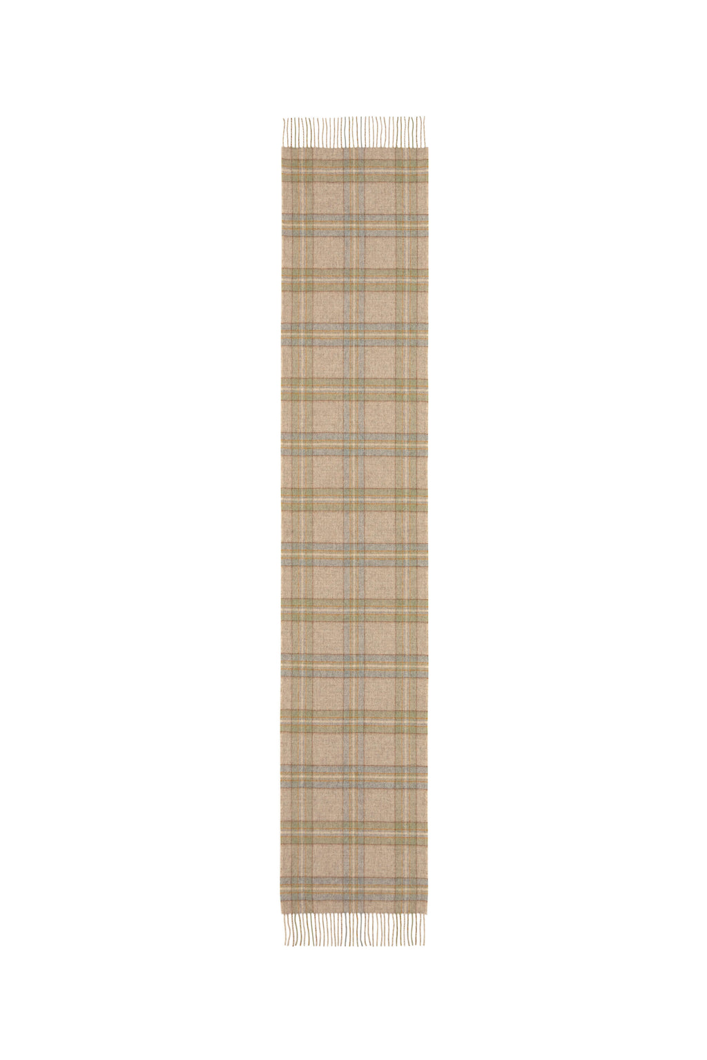 Wide Cashmere Tweed Scarf