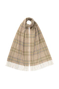 Wide Cashmere Tweed Scarf