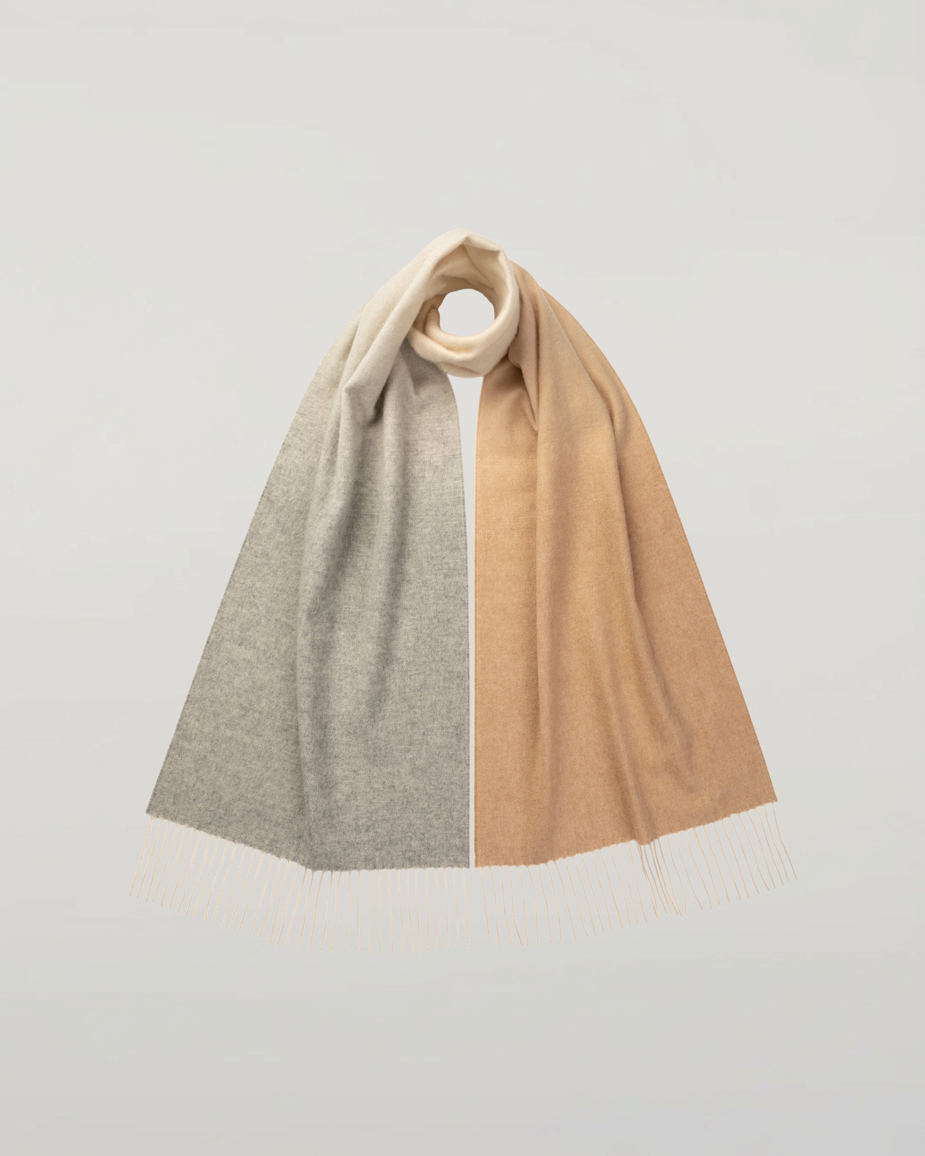 Camel Ombré Cashmere Scarf