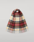 Wide Hessian Dress Stewart Tartan Cashmere Scarf