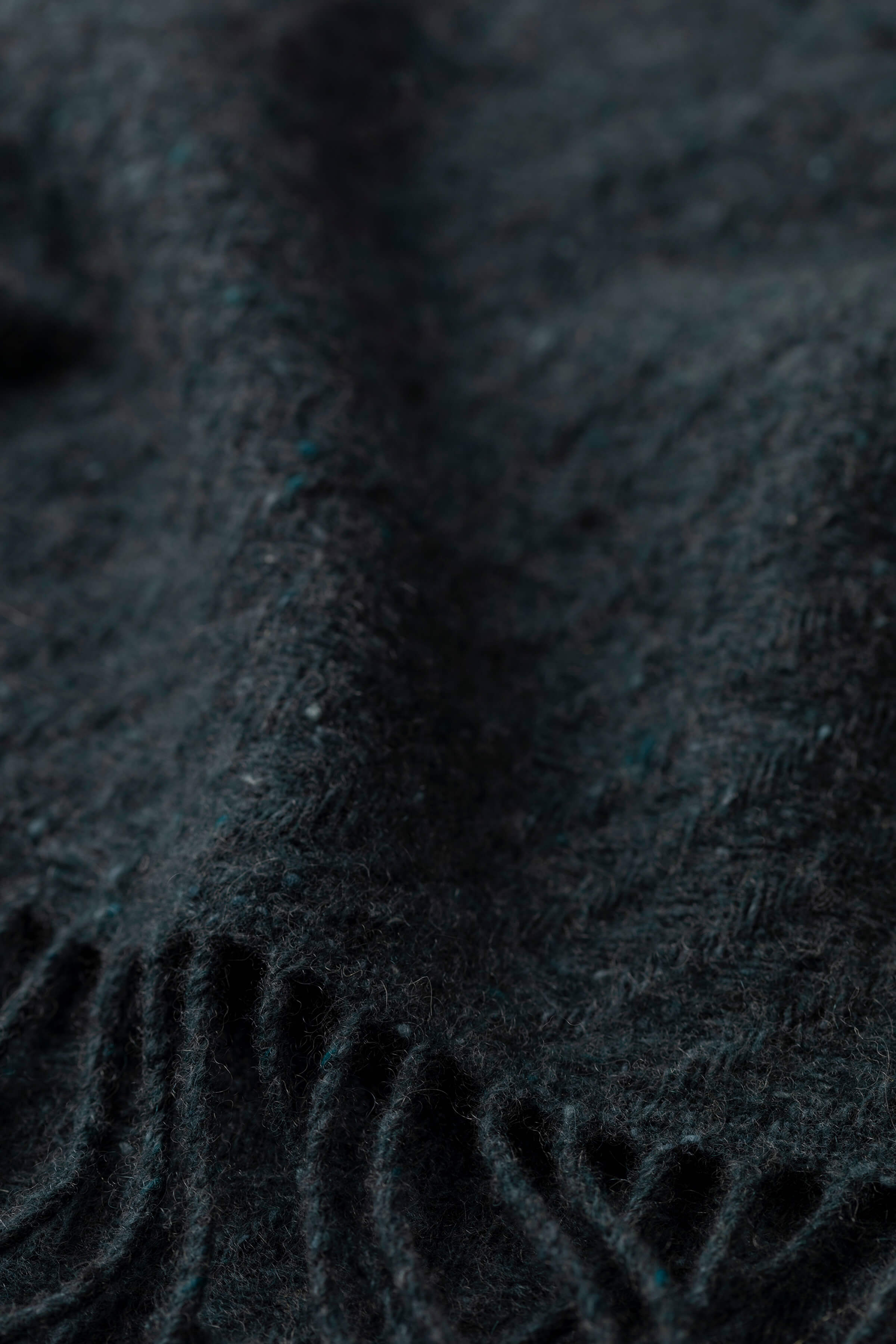 Lofty Twill Blue Cashmere Scarf