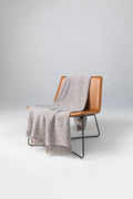 Tweed Texture Natural Throw
