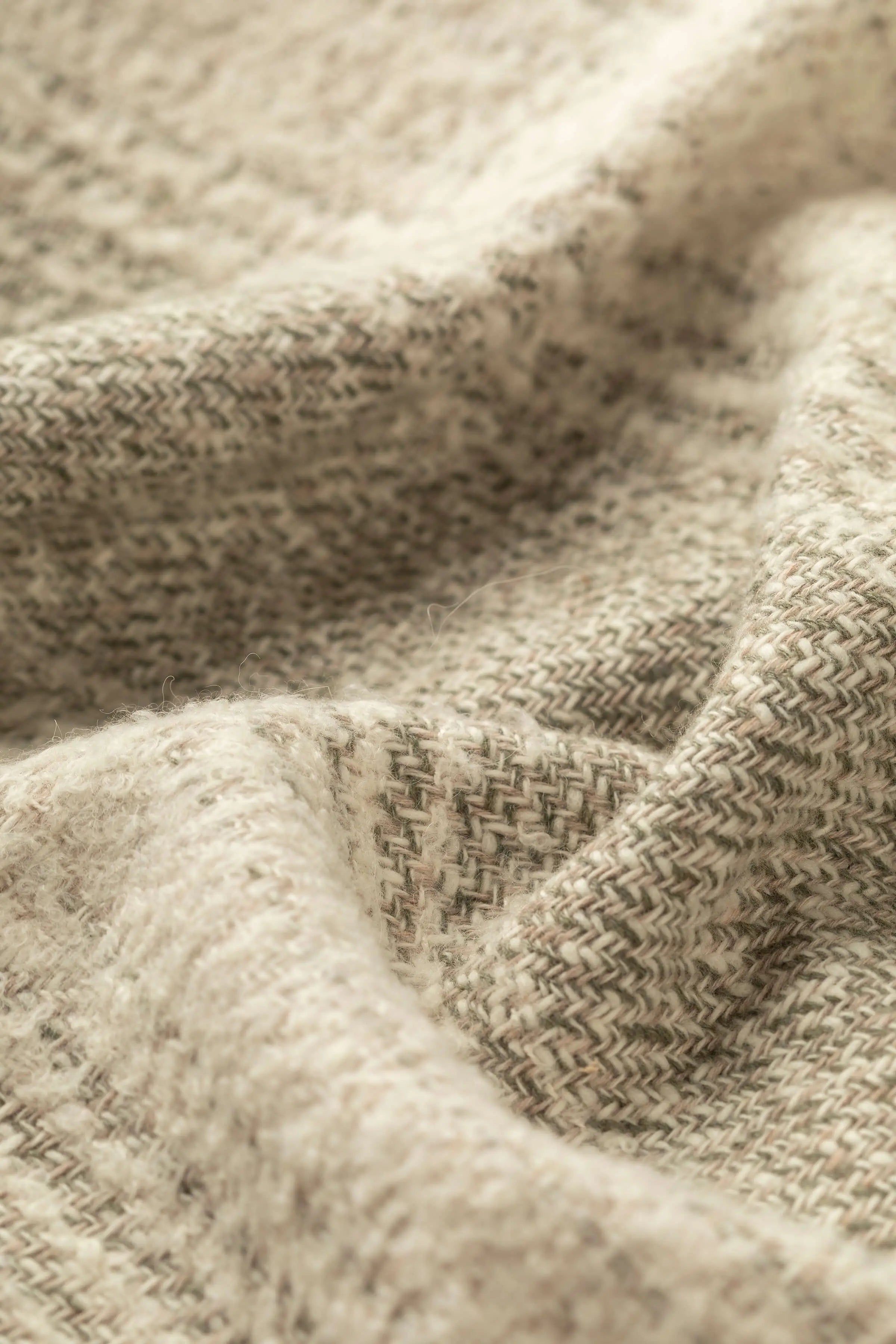Textural Ombré Green Throw