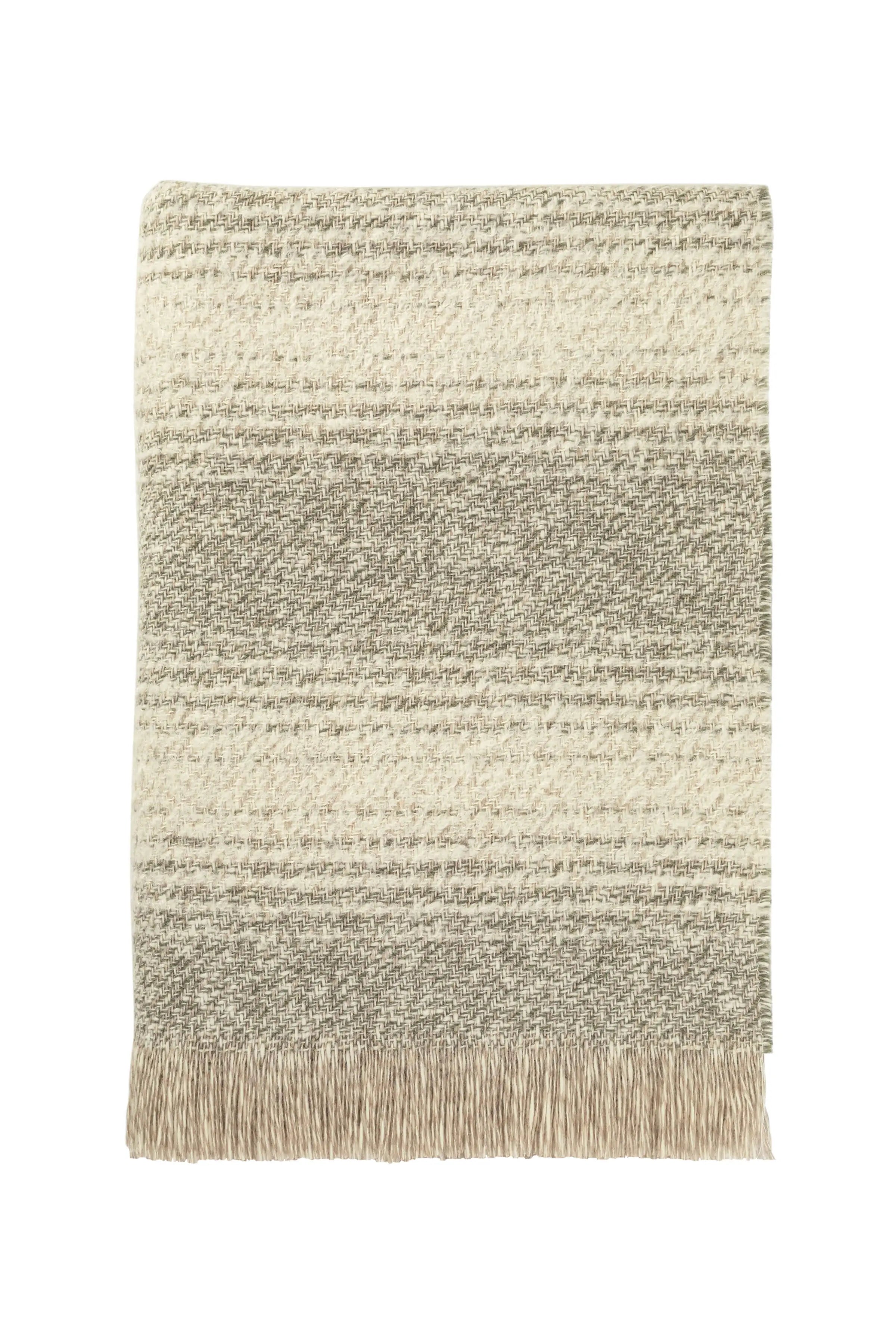 Textural Ombré Green Throw