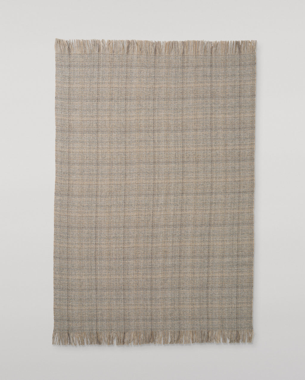 Luxury Texture Grey & Natural Throw
