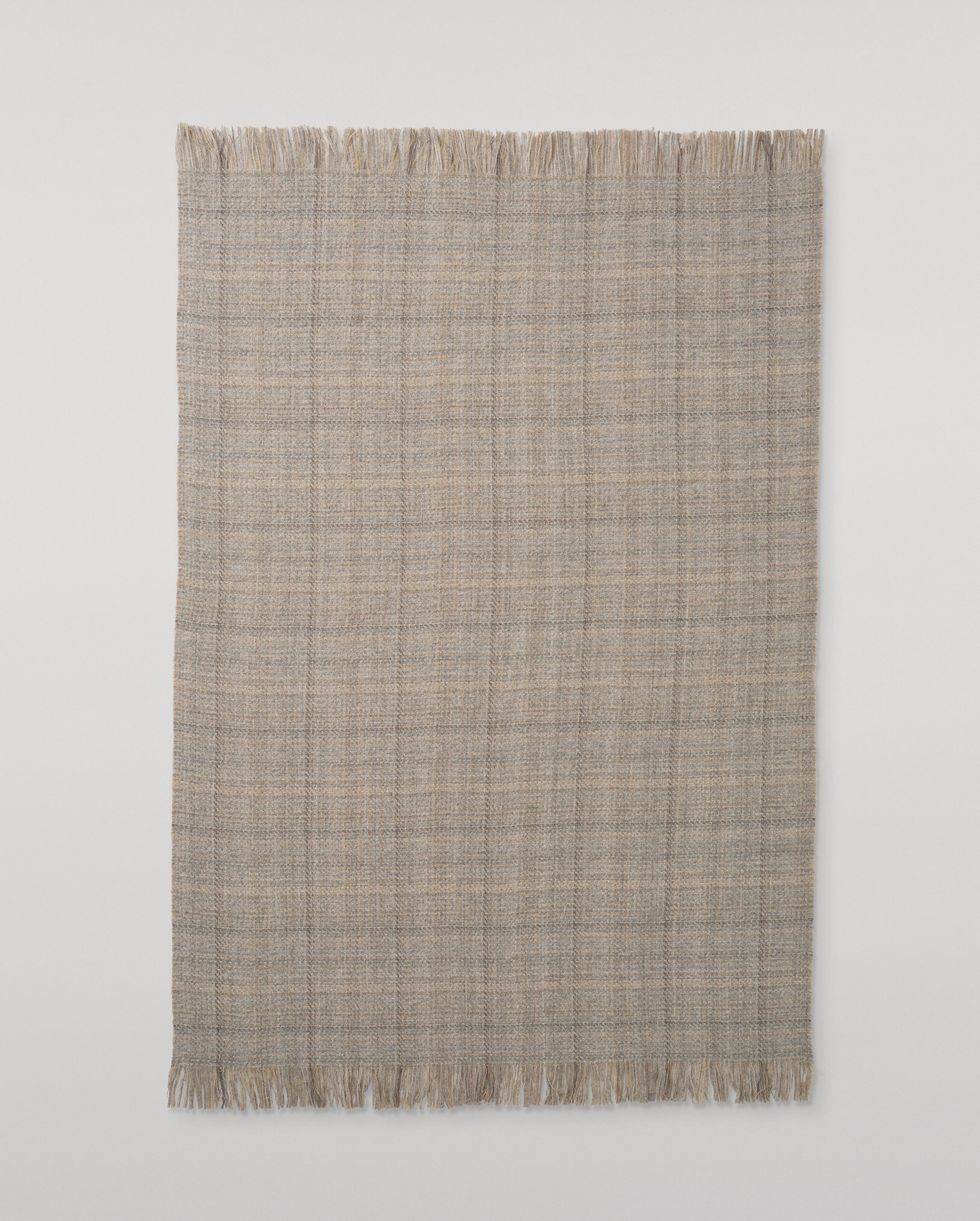 Luxury Texture Grey & Natural Throw