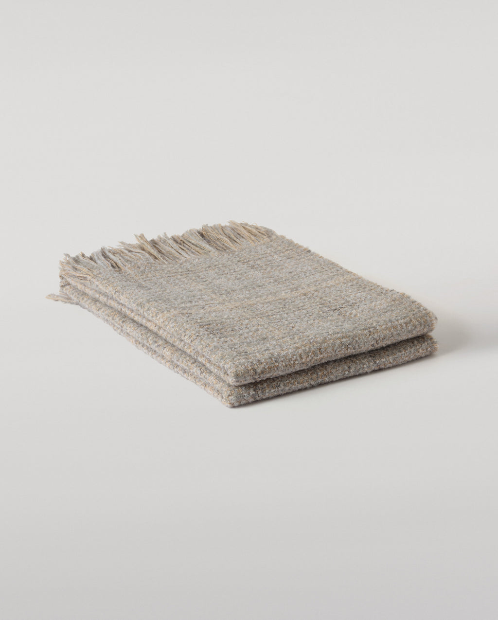 Luxury Texture Grey & Natural Throw