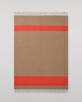 Brown & Red Stripe Throw