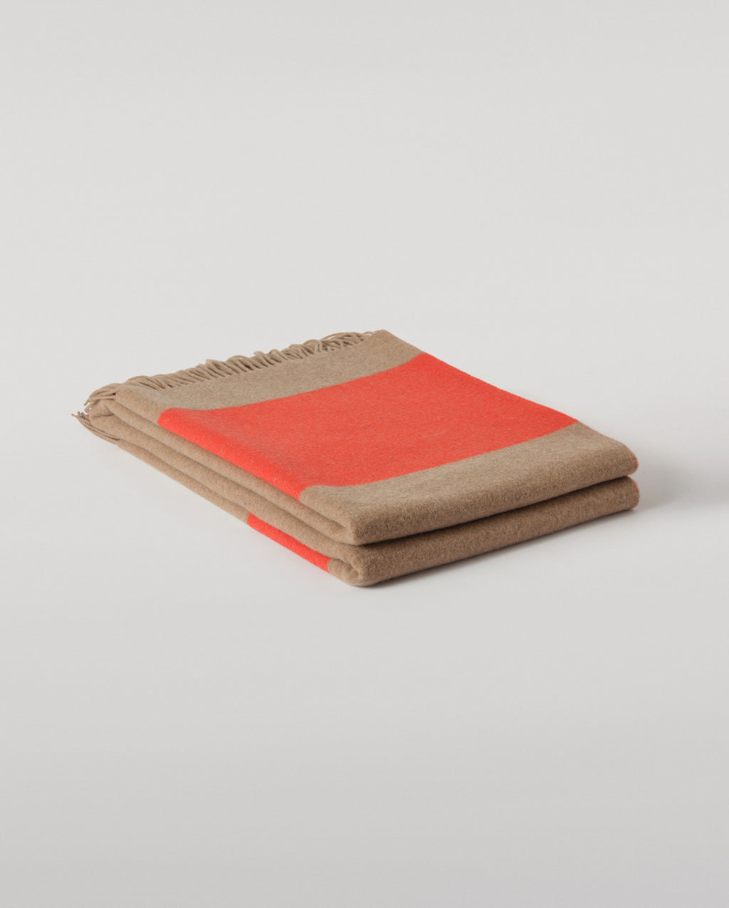 Brown & Red Stripe Throw