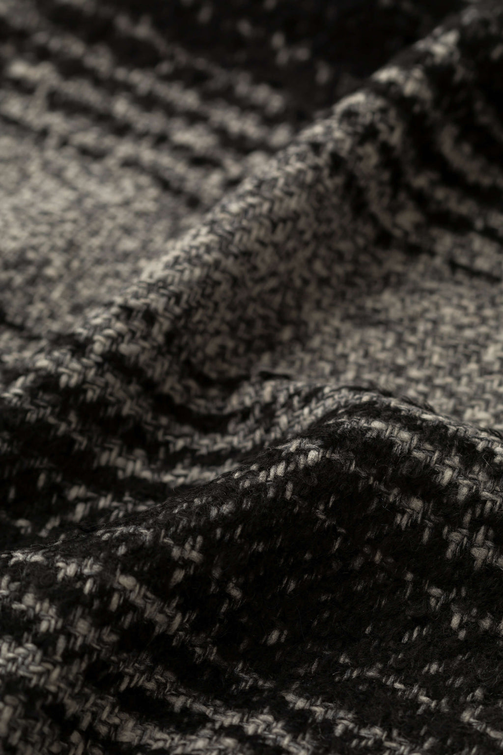Textural Ombré Charcoal Scarf