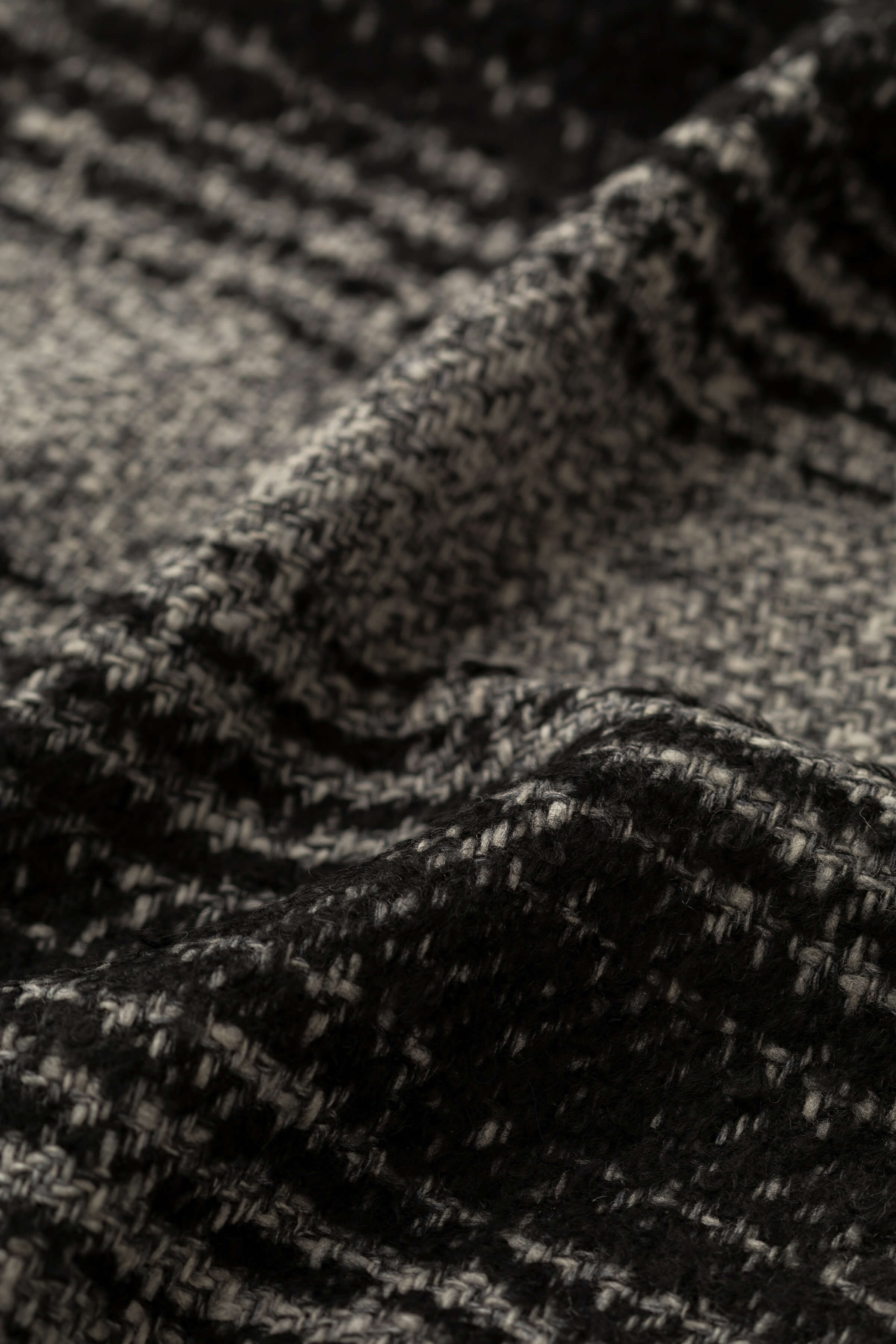 Textural Ombré Charcoal Scarf