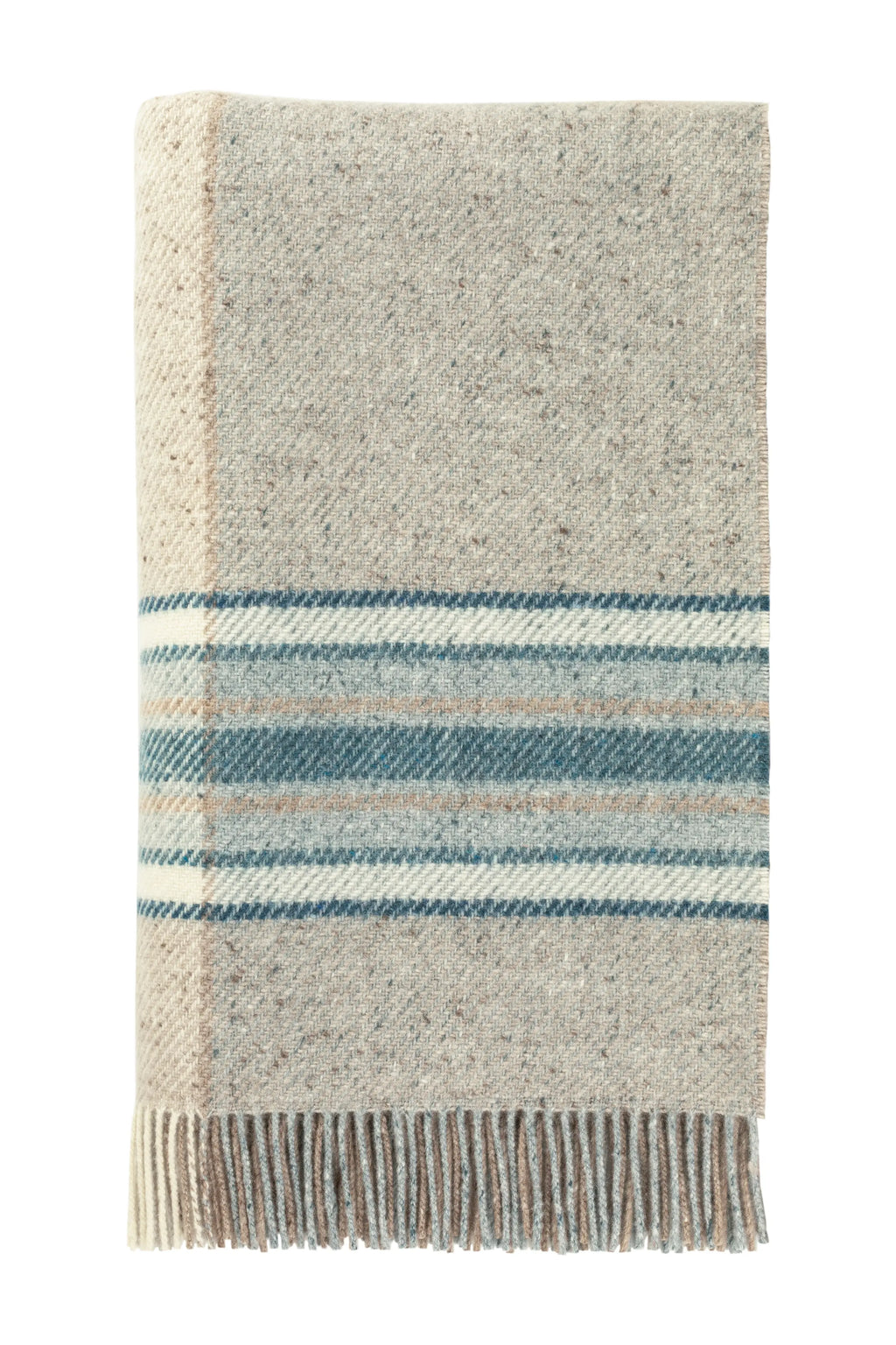 Donegal Check Bed Blue Throw