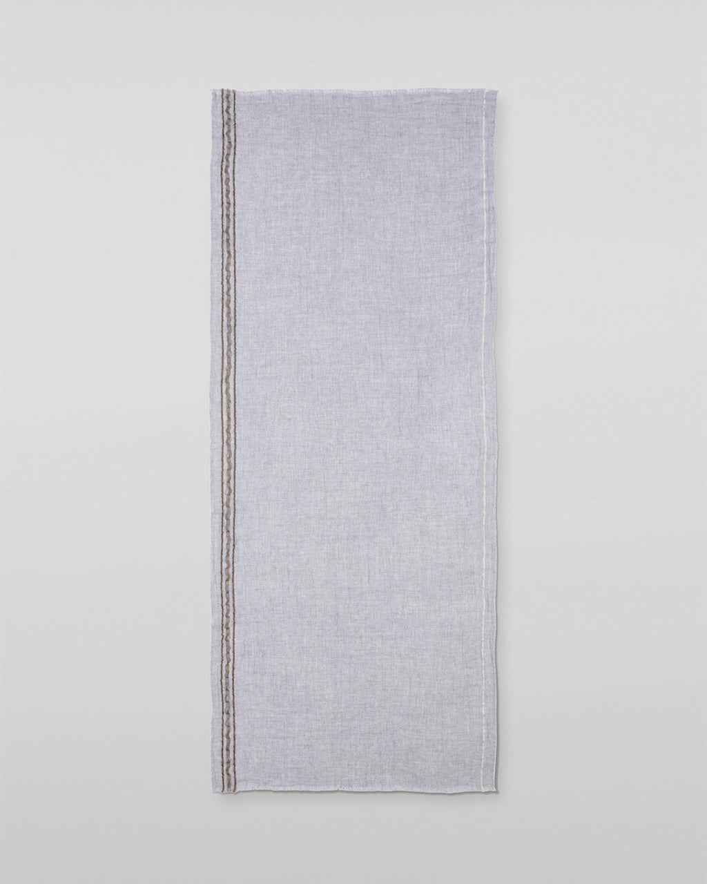 Cyrus Float Edge Grey Scarf