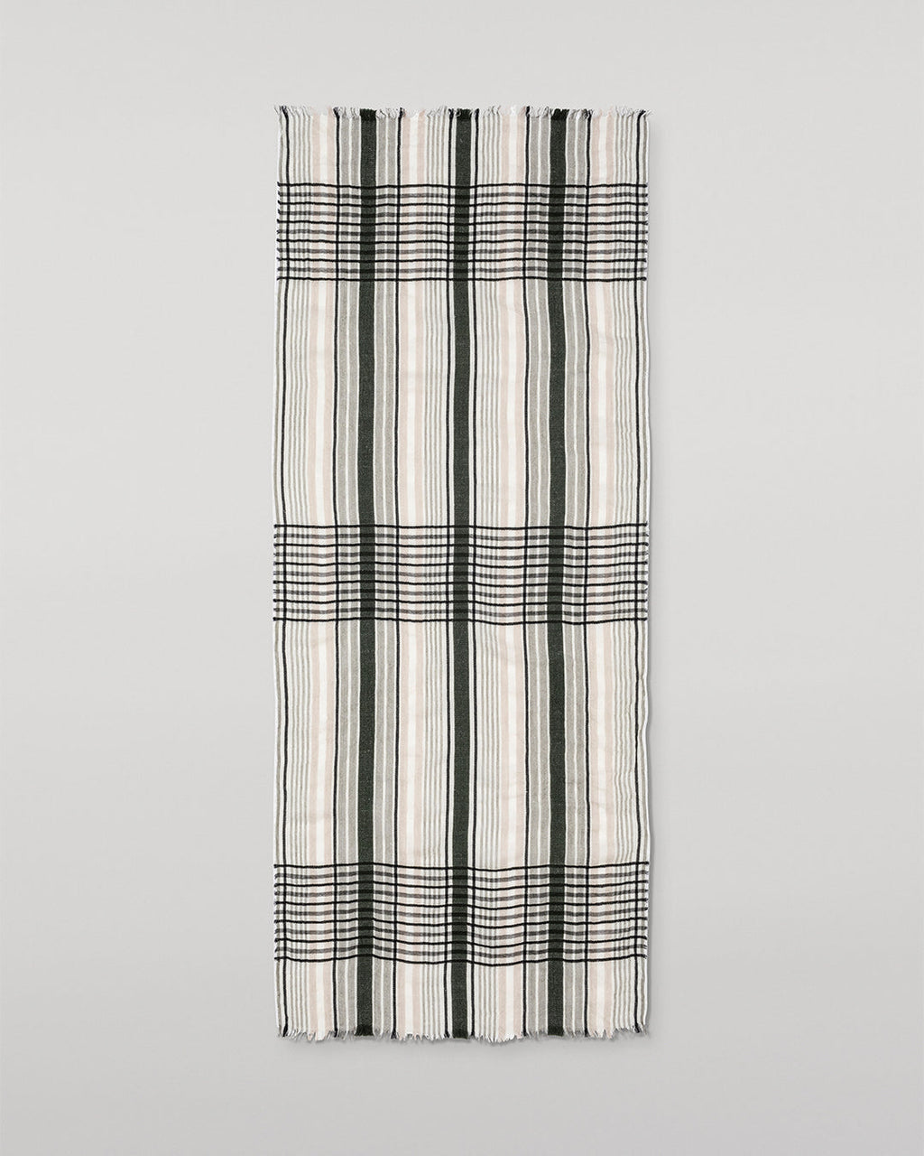 Crawton Graphic Stripe Natural Scarf