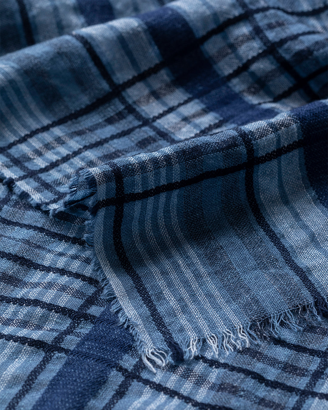 Crawton Graphic Stripe Navy Scarf