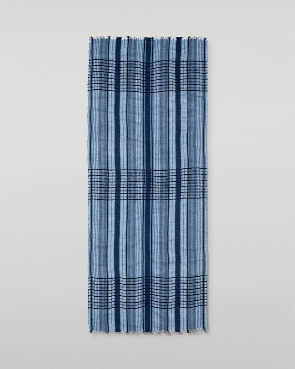 Crawton Graphic Stripe Navy Scarf