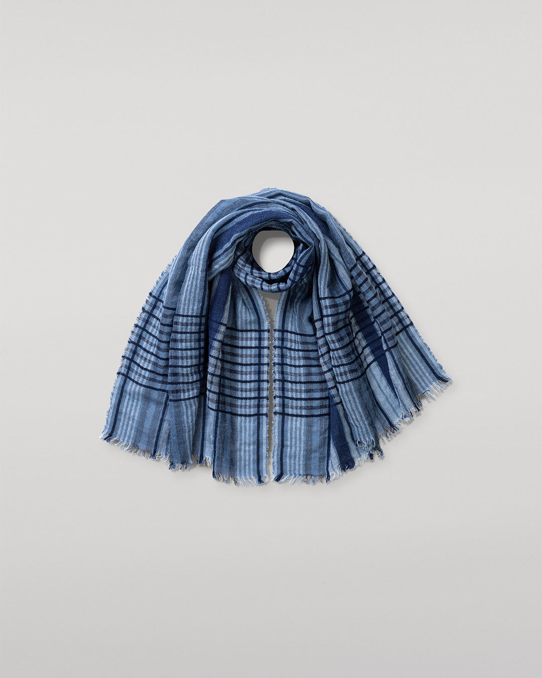 Crawton Graphic Stripe Navy Scarf