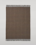 Tweed Brown Wool Throw
