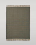 Tweed Green Wool Throw
