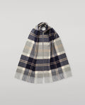Silver Bannockbane Tartan Merino Scarf