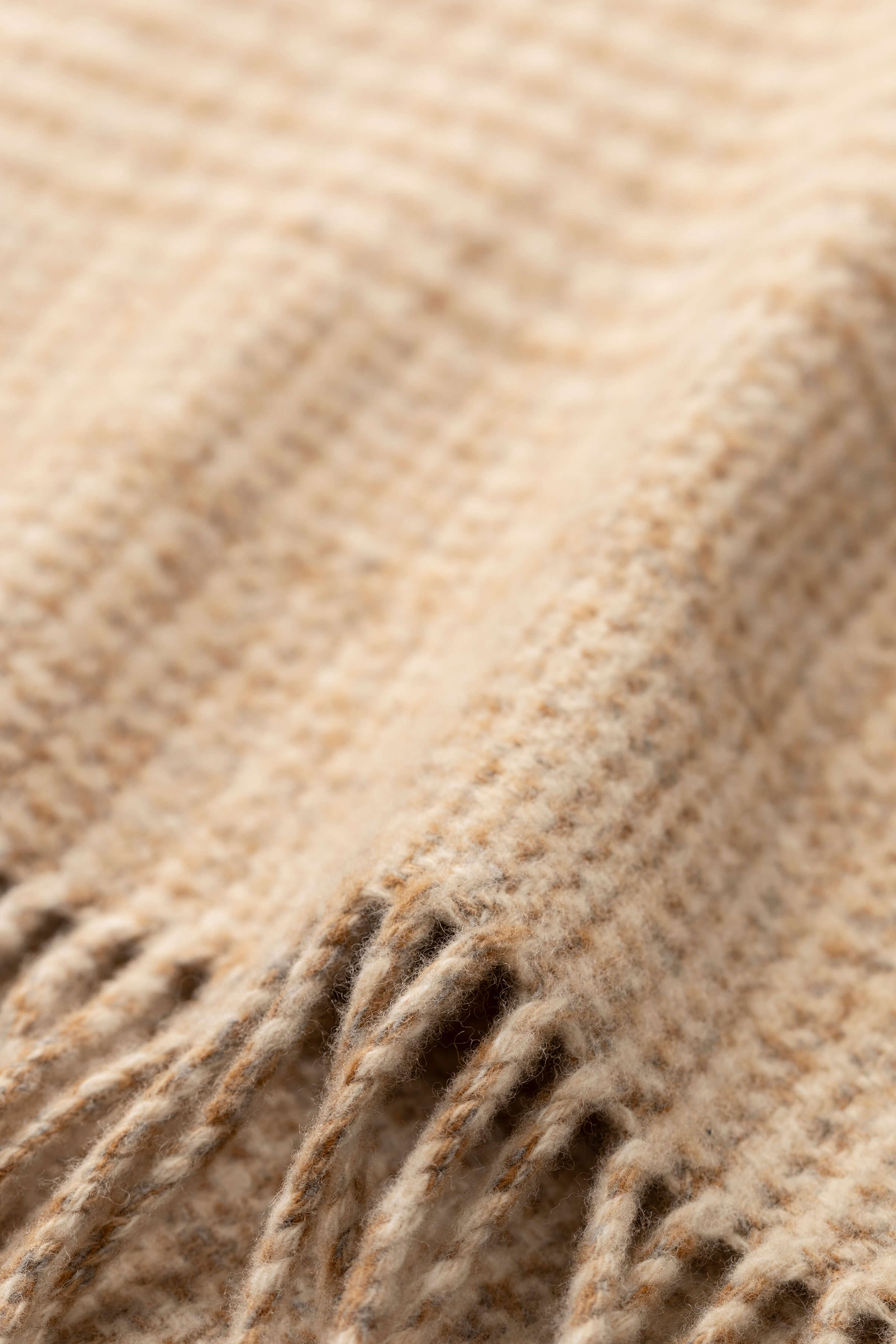 Tweed Glen Check Natural Scarf