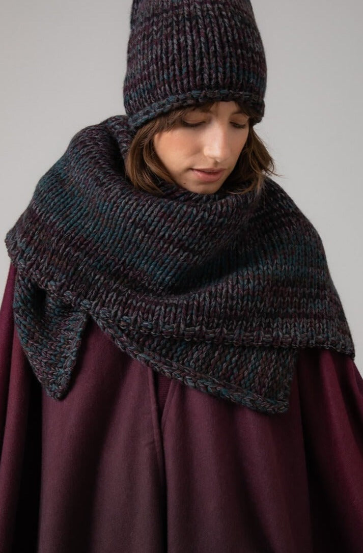 Luxe Marl Cashmere Square Scarf