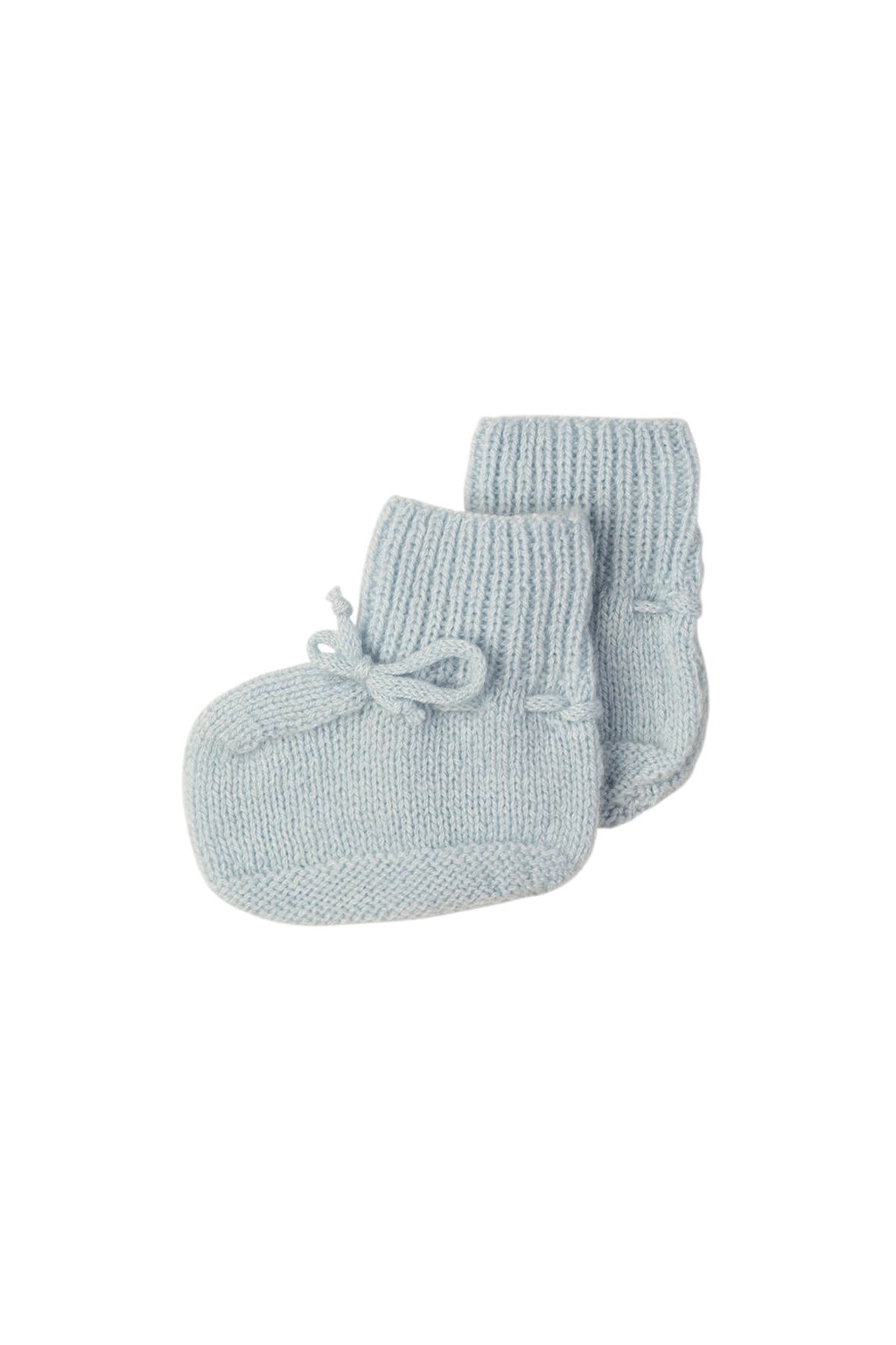 Blue Cashmere Booties