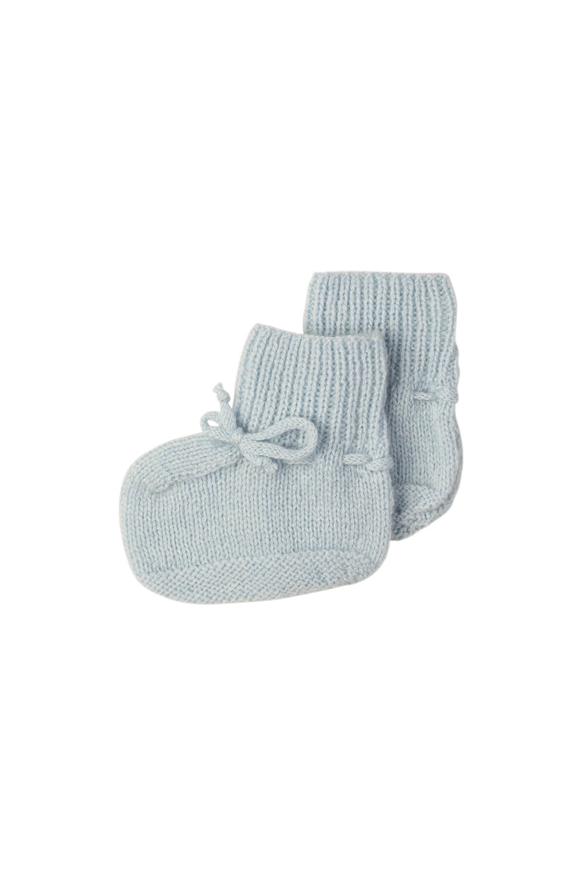 Blue Cashmere Booties