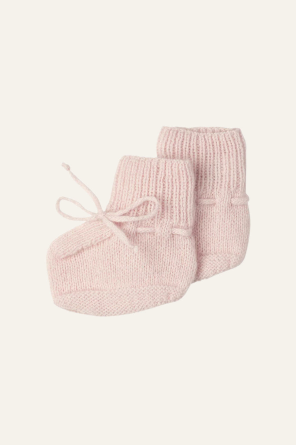 Pink Cashmere Baby Booties