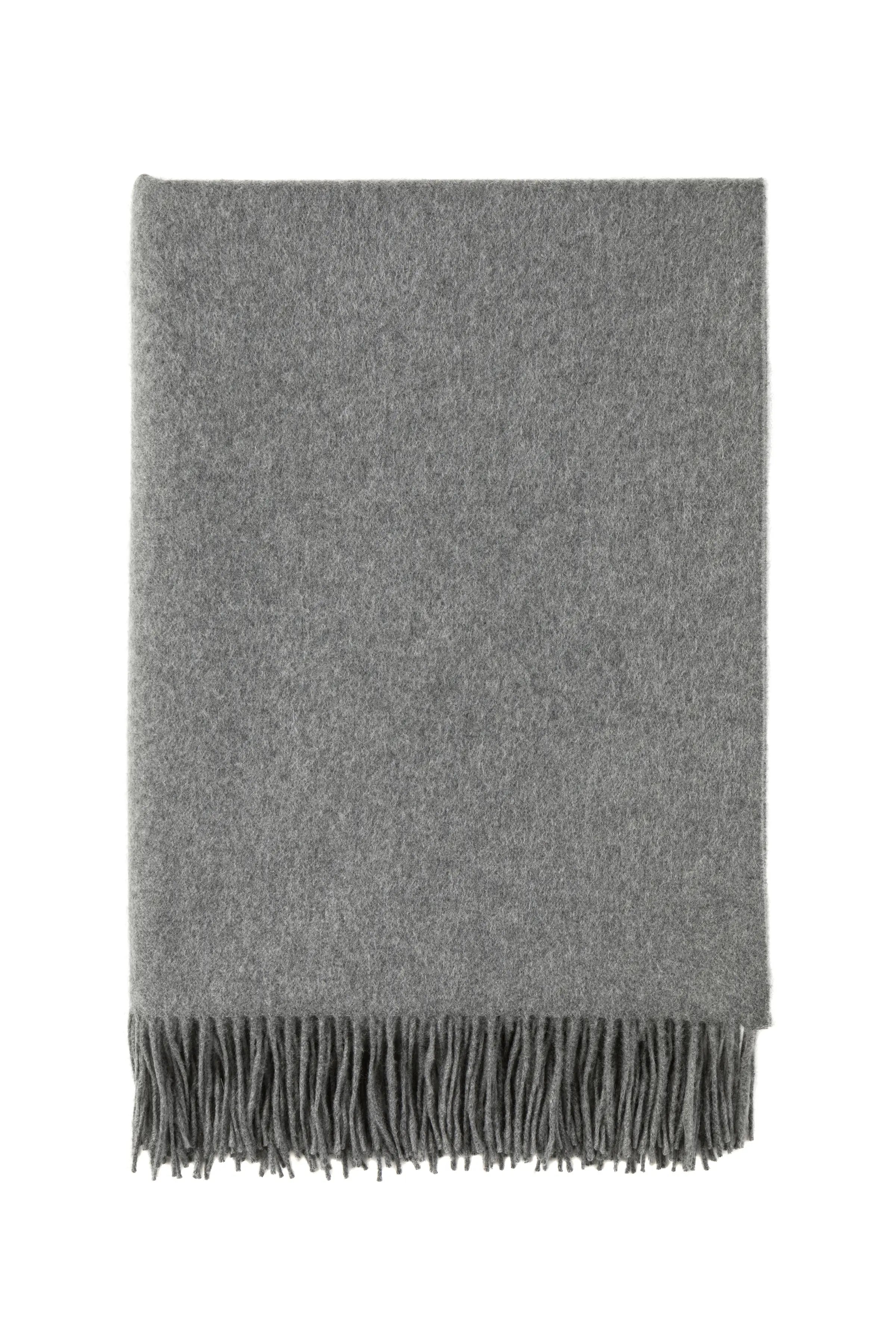 Grey Cashmere Throw