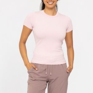 Sharon Short Sleeve in Pink