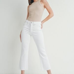 Catalina Crop Flare Denim