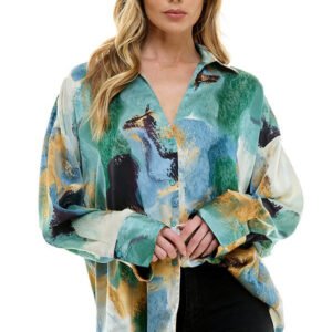 Deep Ocean Button Up