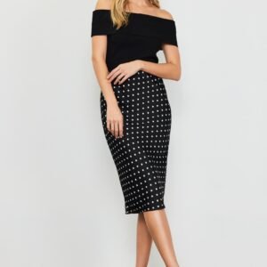 London Time Midi Skirt