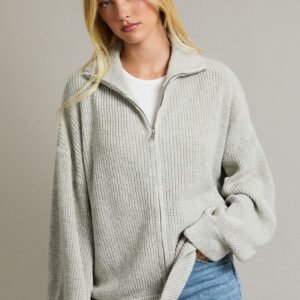 I Had Some Help Sweater Cardigan in H Grey