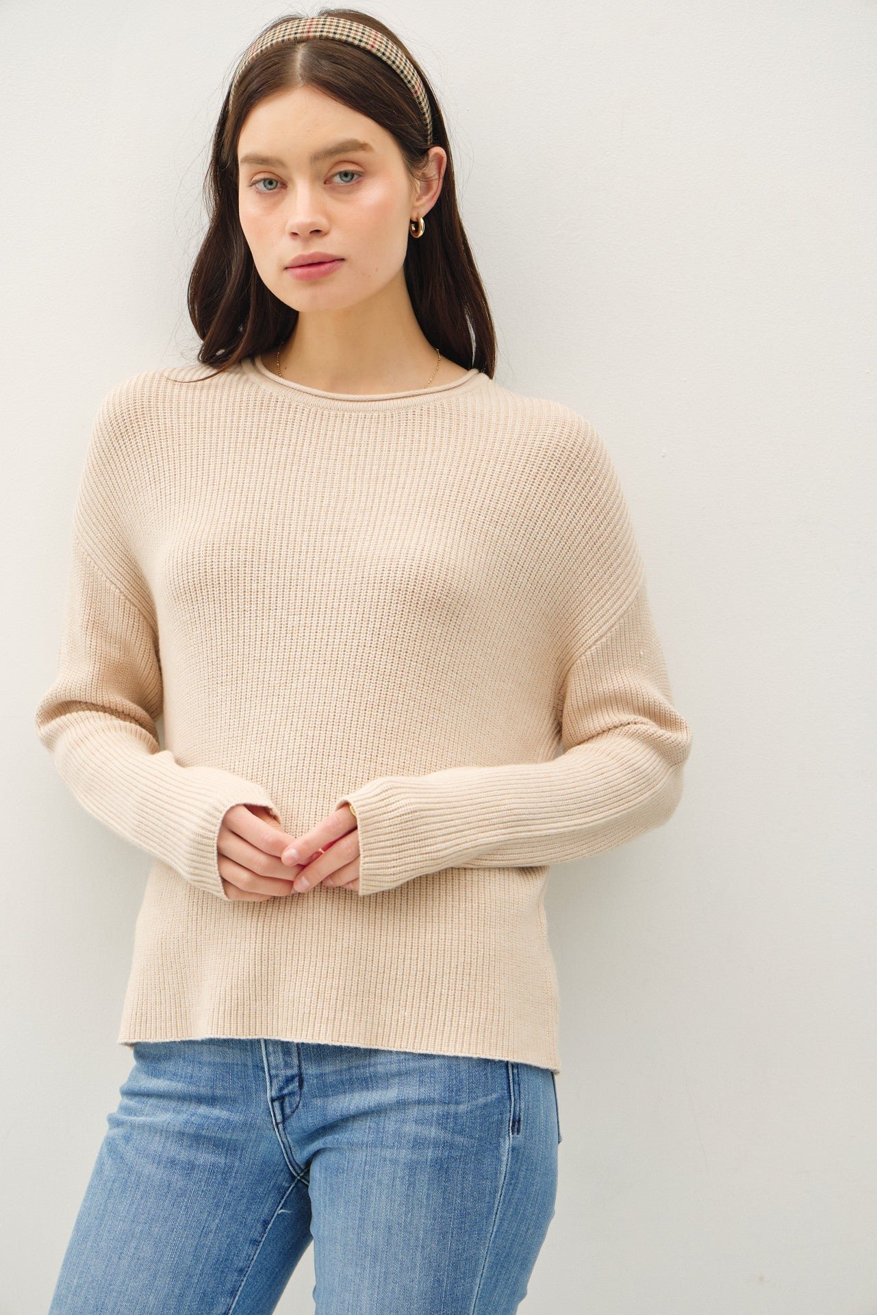 Amelia Waffle Sweater - Image 2