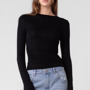 Milo Long Sleeve in Black