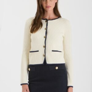 In October Cardigan in Ivory