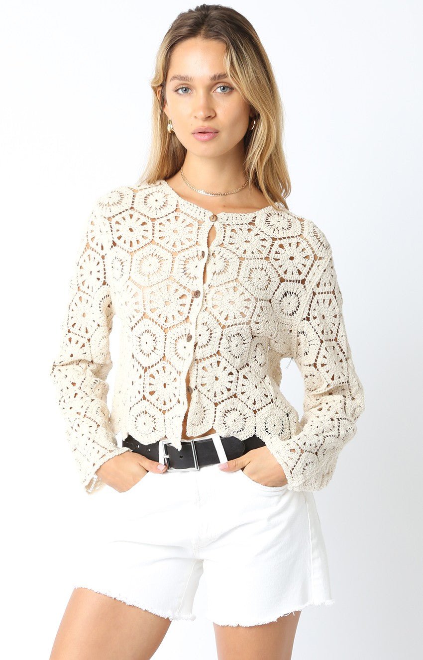 Kenny Knit Cardigan Top - Image 2