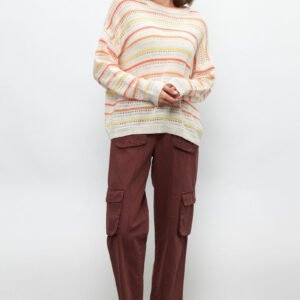 Beach Days Sweater in Orange