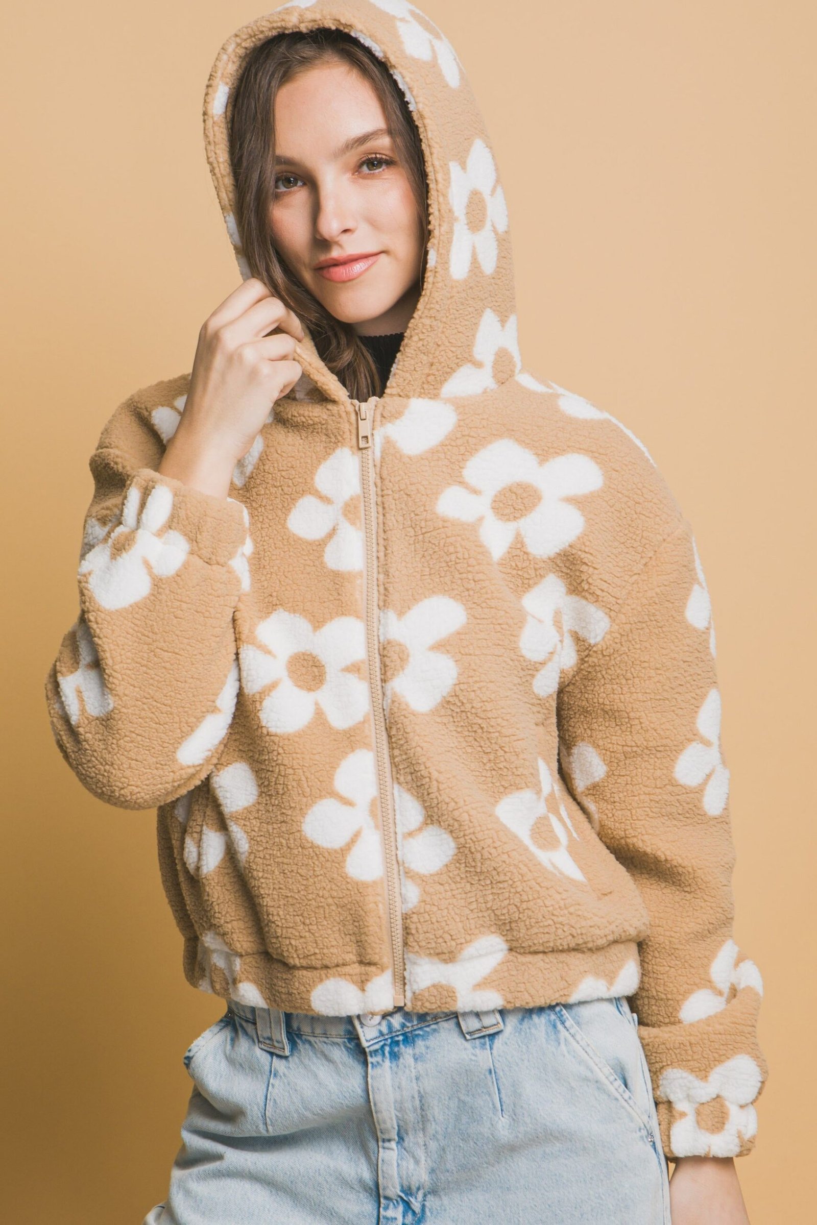 Gift Giving Jacket in Tan - Image 3