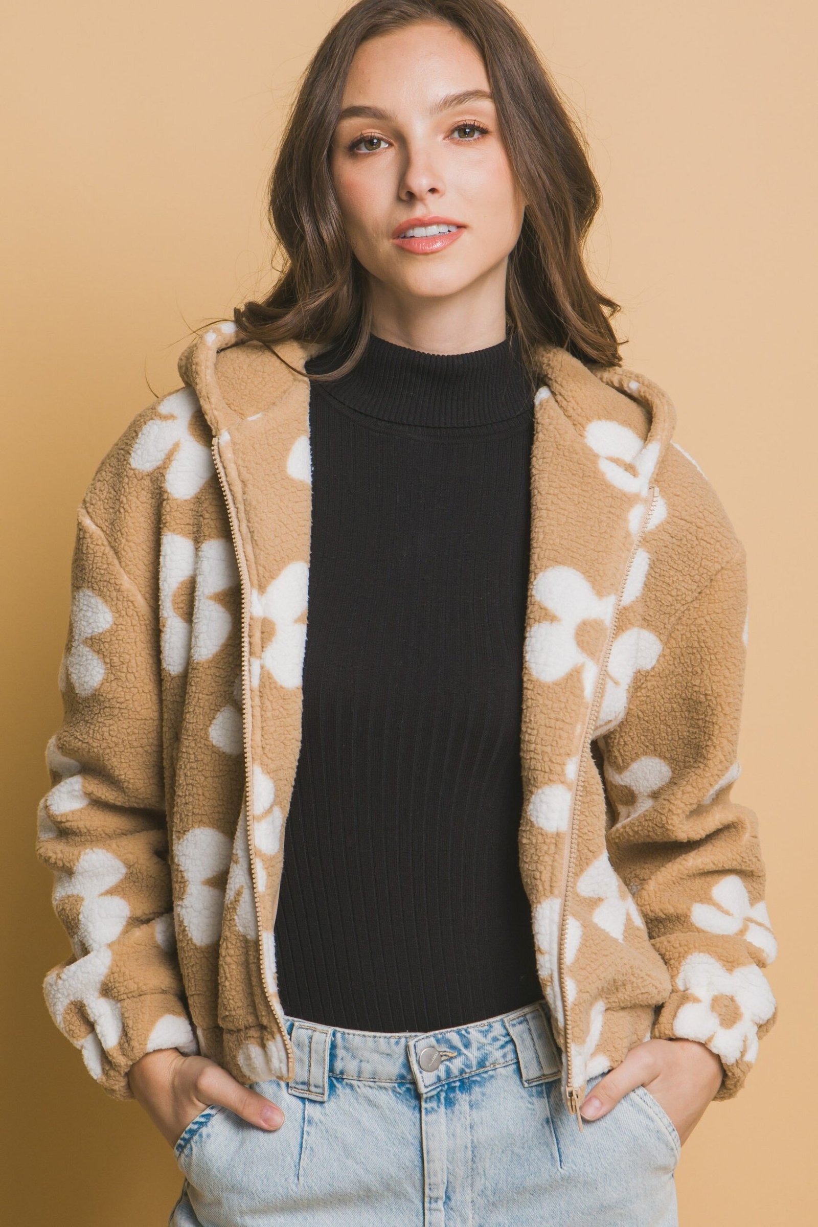 Gift Giving Jacket in Tan - Image 2