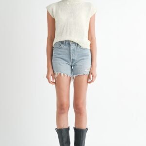 Daisy Sweater Top in Ivory