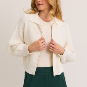 Lovers On End Zip Up Sweater