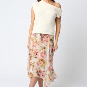 Claire Knit Top in Natural